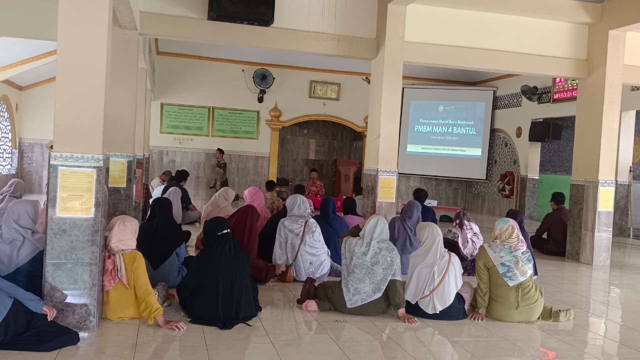 MTsN 9 Bantul Gelar Sosialisasi Sekolah Lanjutan bagi Orang Tua Murid Kelas IX